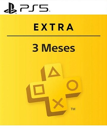 PlayStation Plus Extra 3 meses PS5 - Mídia Digital ( Leia a Descrição )