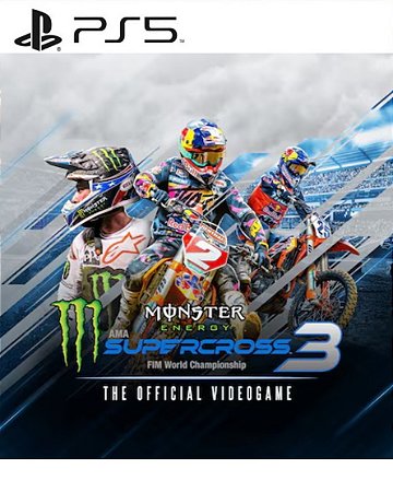 Monster Energy Supercross - The Official Videogame 3 PS5 Mídia Digital