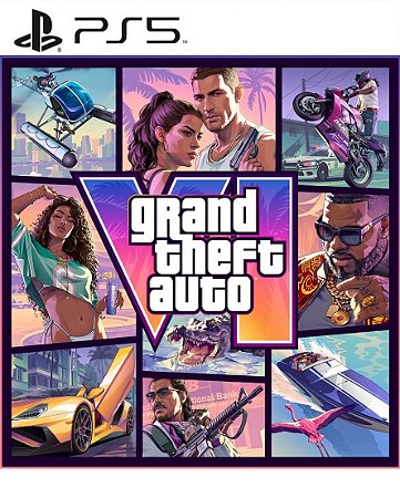 GTA 6 Grand Theft Auto VI PS5 Mídia Digital