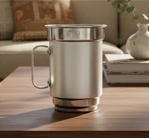 Caneca De Alumíno 750ml Resinada P/ Sublimação - Kit 15 Pçs