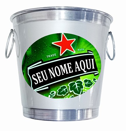 Balde De Gelo 4lts Alumínio Personalizado