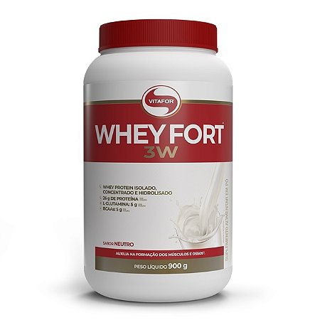 Whey Fort 3W (900g) Neutro