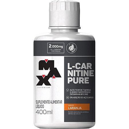 L-Carnitine 2000mg (400ml) Max Titanium