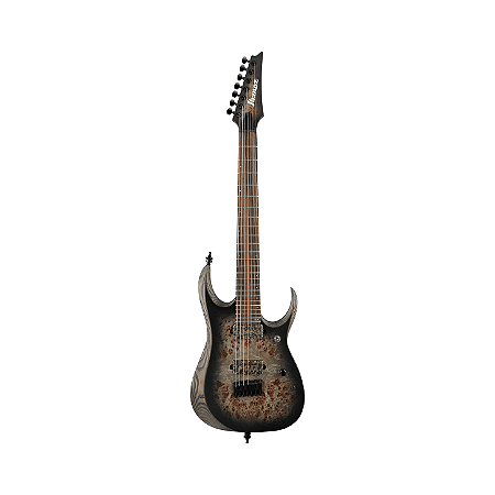 Guitarra Ibanez Rgd71alpa Charcoal Burst 7 Cordas Cor Marrom
