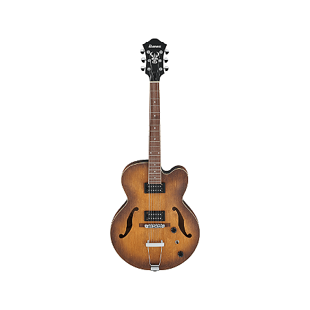 Guitarra Elétrica Ibanez Artcore Af55 De  Tília Tobacco Flat Com Diapasão De Nogueira
