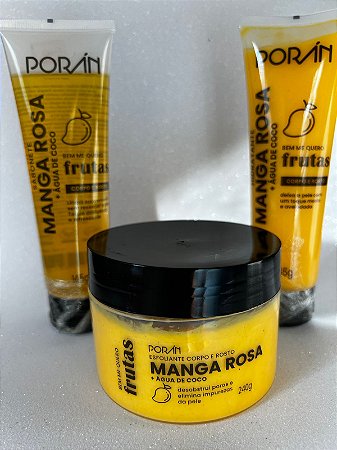 Kit Corpo e Rosto Manga Rosa + Água de coco