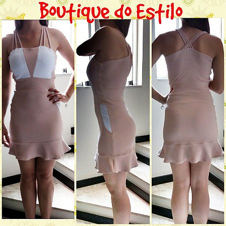 vestido chique branco
