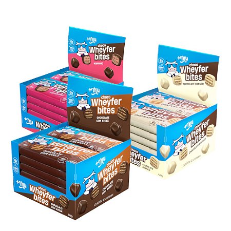 Combo Chocowheyfer Bites - (3 Caixas Sabores Mistos - 36 uni.) - 1260g