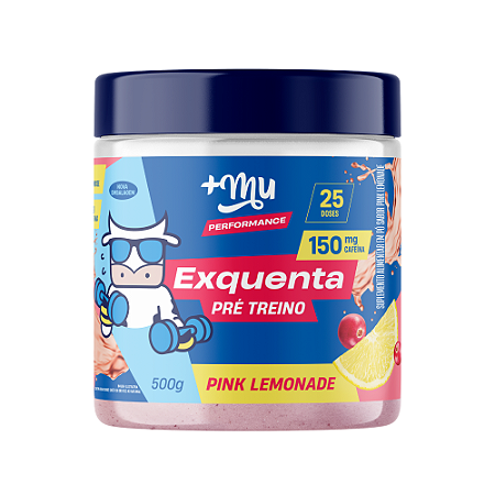 Exquenta +Mu Performance - Pré-Treino - Pink Lemonade - 500g