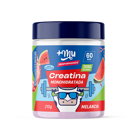 Creatina +Mu Performance - Melancia - 210g