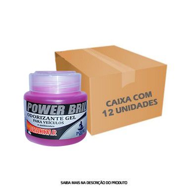 Aromatizante Gel DRAKKAR 60g - Caixa com 24 unidades