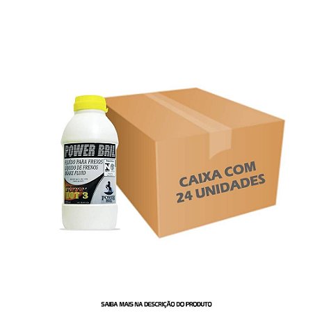 Fluido para Freios DOT3 500ml - caixa com 24 unidades