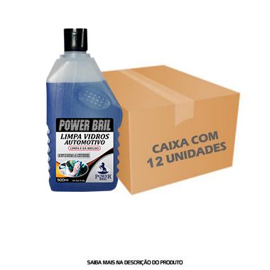 Limpa Vidros Automotivo 500ml - Caixa com 12 unidades