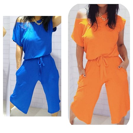 Conjunto  Calça Pantacourt Verão