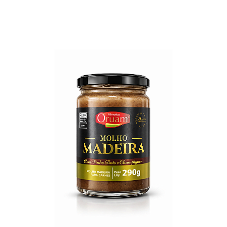 Molho Madeira 290g Oruam