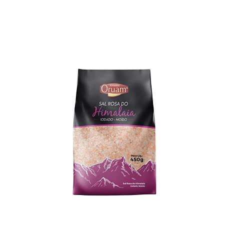 Sal Rosa do Himalaia Moído 450g