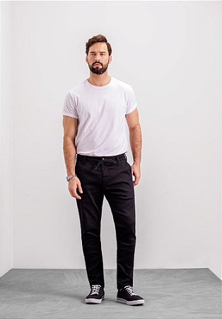 Calça Sarja Masculina Slim Não Desbota Fico 1.68372