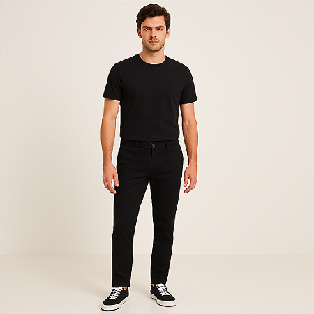 Calça Masculina Sarja Chino Skinny CK CKJM415