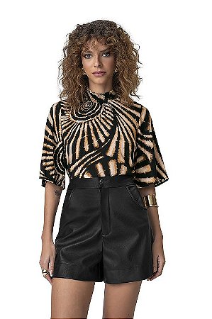 Blusa Manga Flutuante de Viscose E15502