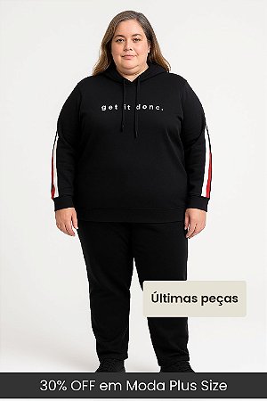 Blusão Feminino Capuz Plus Size Ref 6153506