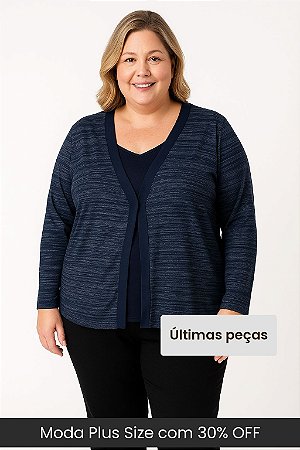 Casaco Feminino Plus Size Ref 6140536