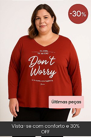 Blusa Feminina Manga Longa Plus Size Ref 838