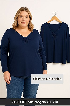 Blusa Feminina Manga Longa Plus Size Ref 840