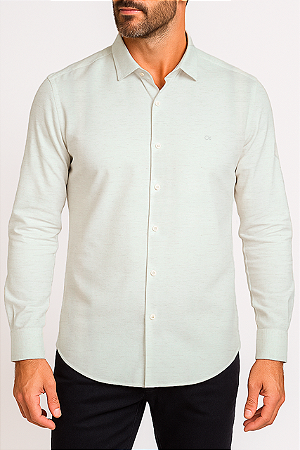 Camisa Manga Longa  Slim Casual Flame Ogochi 001543012