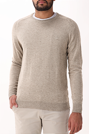 Blusa Tricot Casual Slim Manga Martelo Ogochi 005534013