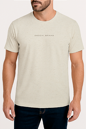 Camiseta Masculina Ogochi Manga Curta Slim 006553031