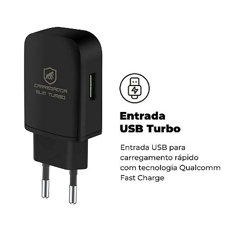 CARREGADOR SLIM TURBO