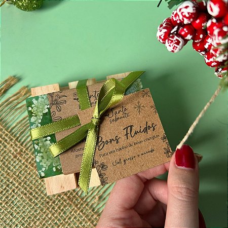 Sabonete Bons Fluidos - Sal grosso e arruda