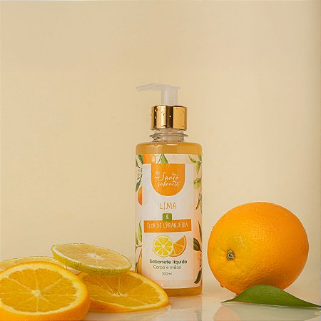 Sabonete Líquido Lima e Flor de Laranjeira 300ml