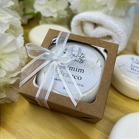 Sabonete Jasmim Branco 80g (Caixinha Presenteável)
