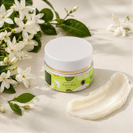 Manteiga Corporal Jasmim Branco - com manteiga de karité e extrato de melaleuca