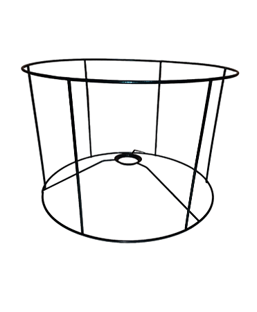 Armação Aramado 30x30x20 Cúpula Pendente Sisal Macramê Corda Náutica