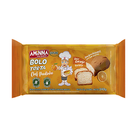 Bolo do Chef Paulinho sabor Laranja - 240g