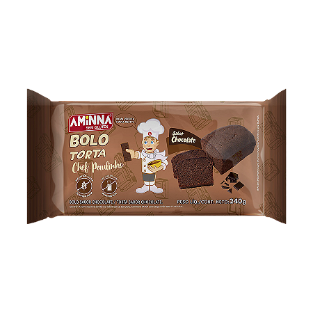 Bolo do Chef Paulinho sabor Chocolate - 240g