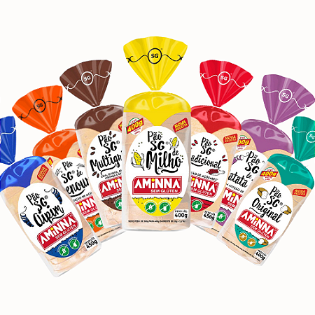 Kit Degustação Pães AMINNA