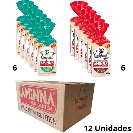 Caixa de Pães MEIO A MEIO - ORIGINAL/TRADICIONAL