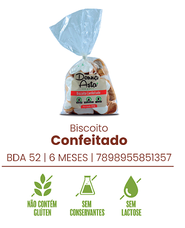 Biscoito Confeitado Donna Asta - 250g