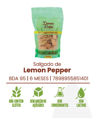 Salgado de Lemon Pepper - Donna Asta - 150g
