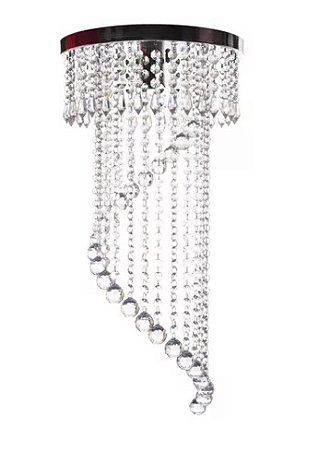 Lustre Espiral Esfera 64cm
