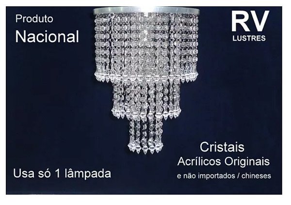 Lustre para sala 41cm