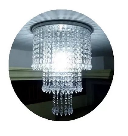 Lustre Acrilico para Hall, sala, quarto