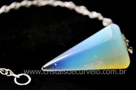 10 Pendulo Pedra da Lua Opalina Facetado Atacado REFF PO5873