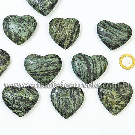 20 Coração Pedra Quartzo Brasil Natural 4.7 a 6.5cm ATACADO