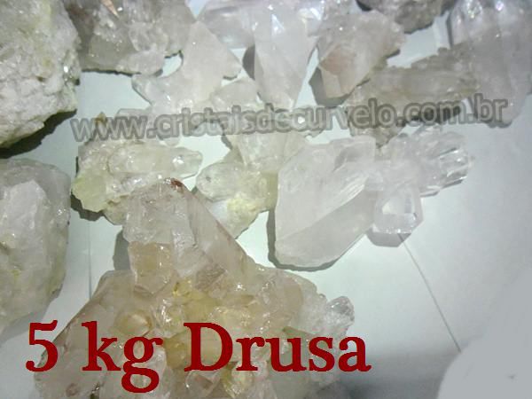 5 KG Drusas de Cristal Pontas Tipo Comum ATACADO