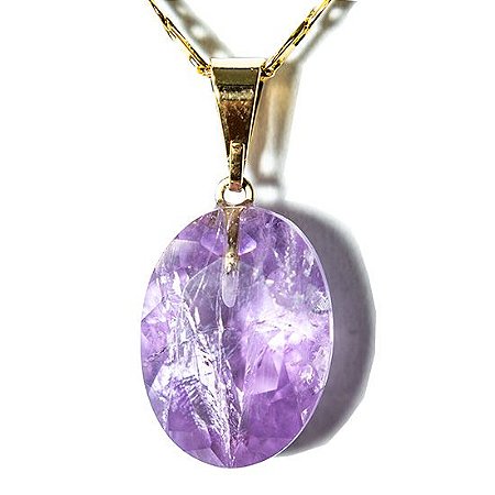 05 Pingente Signo Leão Cabochão Facetada Ametista Dourada ATACADO