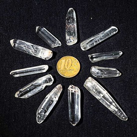 05 Cristal Laser Rolado 28mm Sem Furo Para Montar Pingente ATACADO